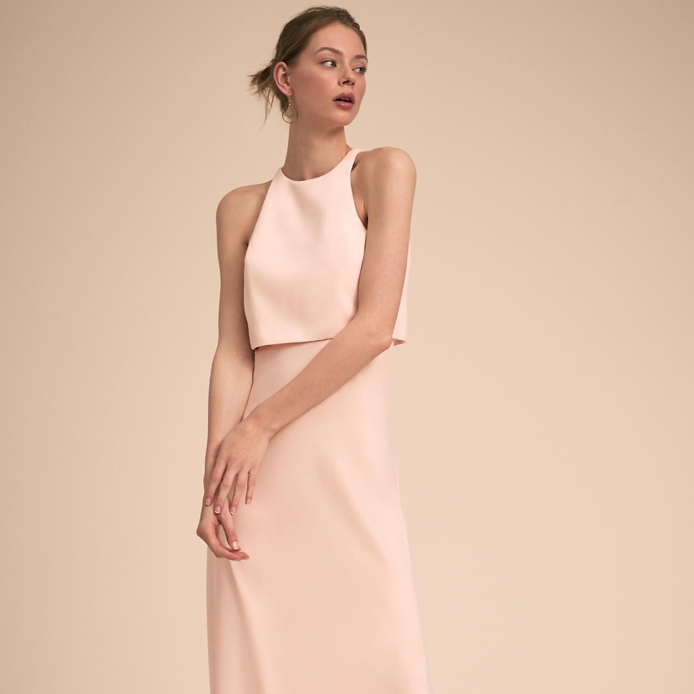 BHLDN Jill Stuart, Sz 10 Iva Crepe Maxi